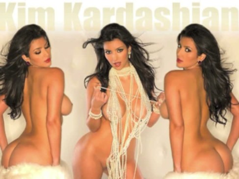 Kim Kardashian голая компиляция
